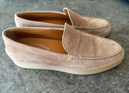 TOD'S Slip On Loafer Mokassins Damen beige rosé 39.5 neu