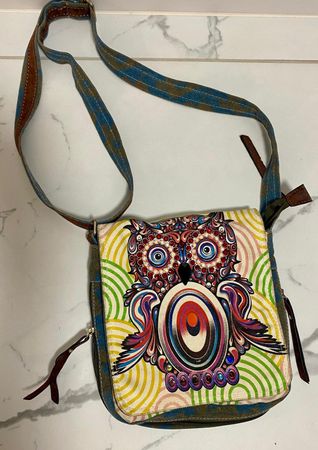 Coole Umhängetasche mit Eulenmotiv, Sommer Style, Top!