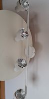 Neu Deckenlampe weiss 4 Spots verstellbar 70 cm