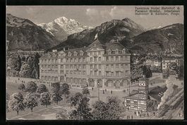 Interlaken, Terminus Hotel Bahnhof, Pens