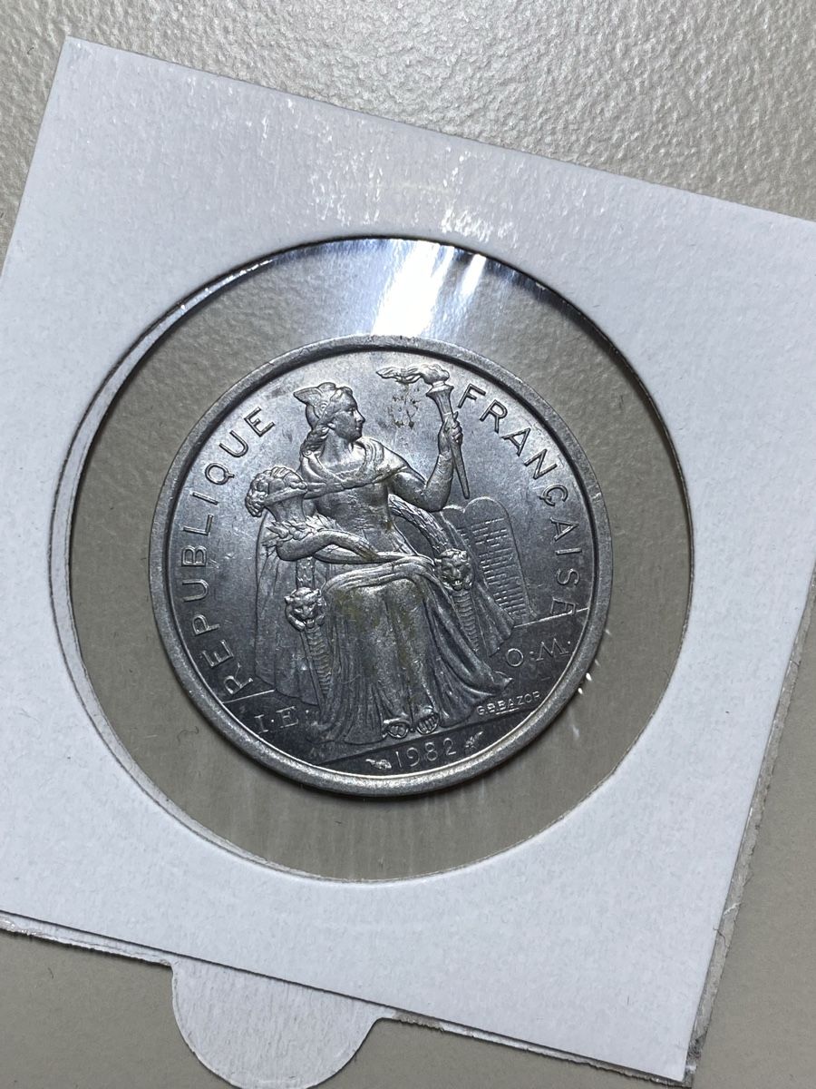 Tutti le monete: Polynésie Française - 2 francs - 1982 – Usato da Payerne venduto da Mike1682 1