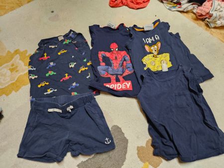 Baby Summer Set Shorts Top 92/98 Spiderman usw.