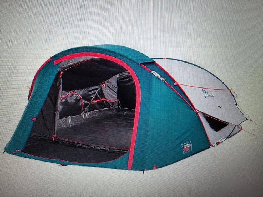 Quechua 3 Personen Wurfzelt XL fresh and black neuwertig (Neu (gemss  Beschreibung)) in Dielsdorf fr CHF 65  nur Abholung auf Ricardo kaufen