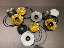 Kerzenständer, Tischdeko, Dekoration,Wohnen,NEU,Gold,Kugel