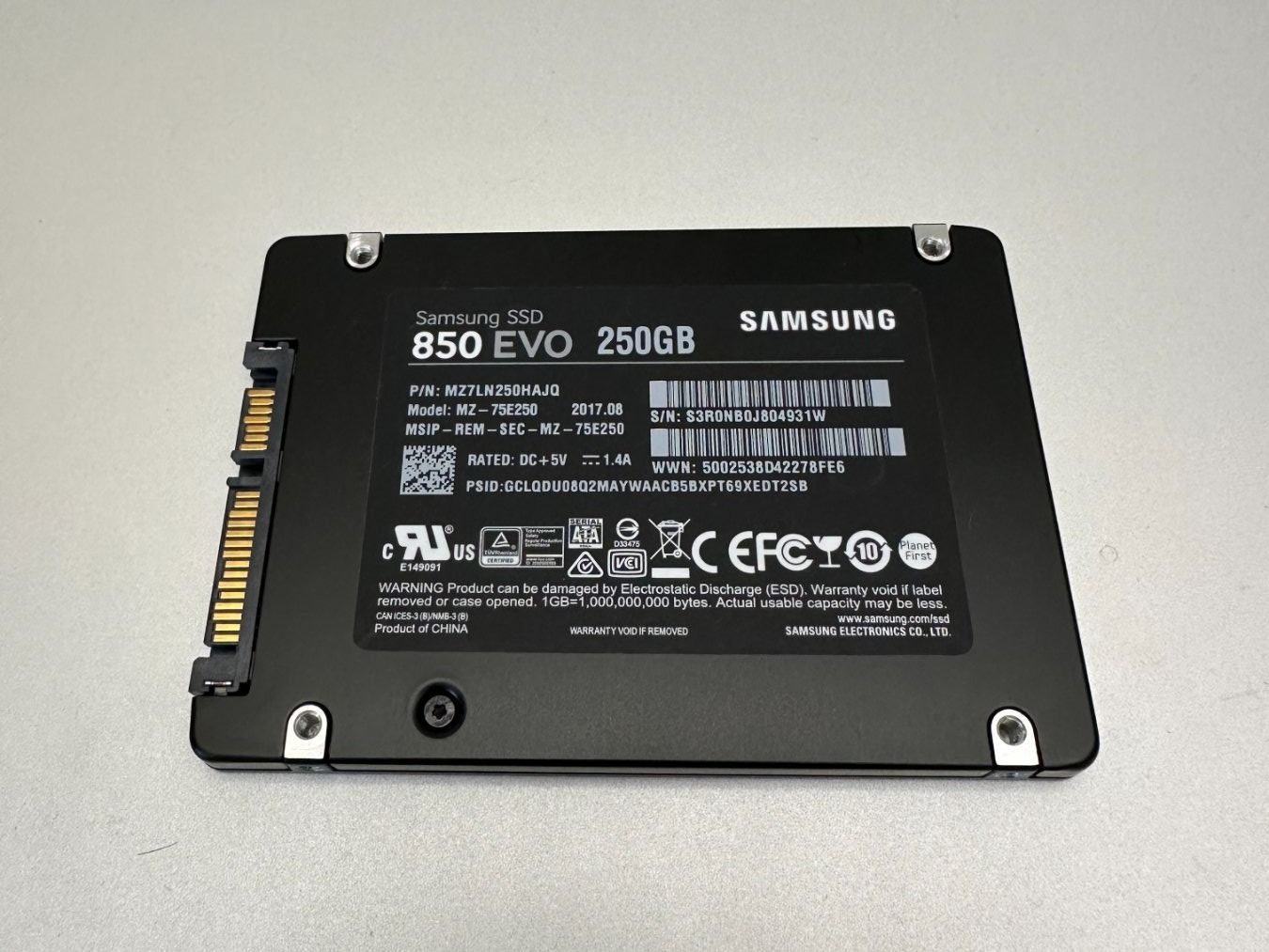 Samsung Harddisks: Samsung EVO 850 (SSD, 2.5") – Gebraucht aus Winterthur von rem_r7ph
