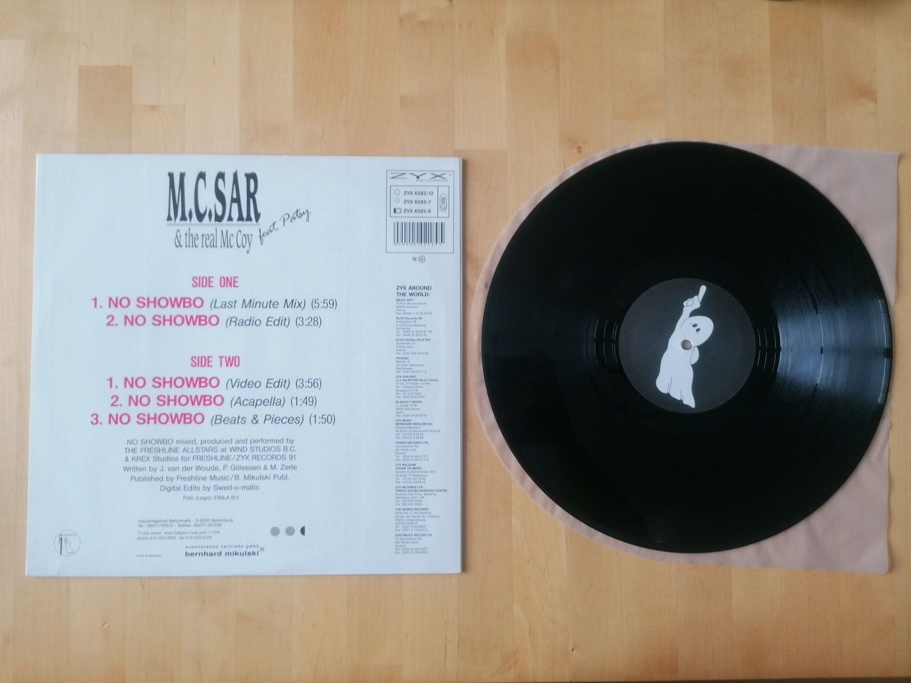 Schallplatten: M.C. Sar & The Real McCoy Feat. Patsy ‎– No Showbo – Gebraucht aus Emmenbrücke von WintoWin 1
