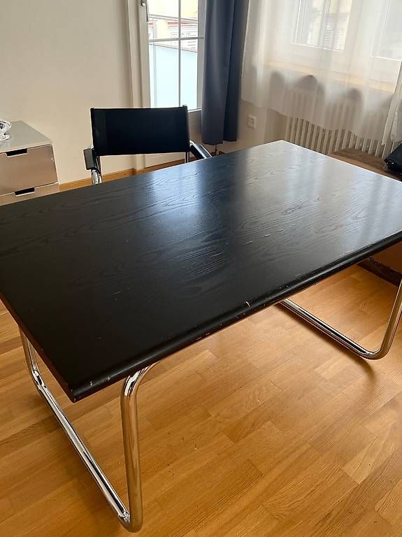 Tische: Holztisch mit Chrombeinen – Gebraucht aus St. Gallen von eli_5v7k 2