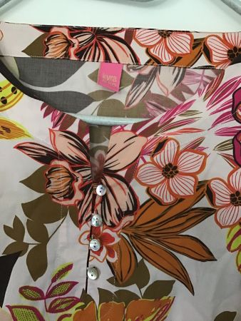 KYRA & KO  - leichtes Sommerkleid exotisches  Blumenmuster