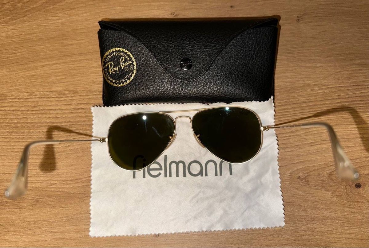 Ray-Ban Occhiali & Lenti: Ray-Ban Aviator Blau – Usato da Chur venduto da turtleneck94 2