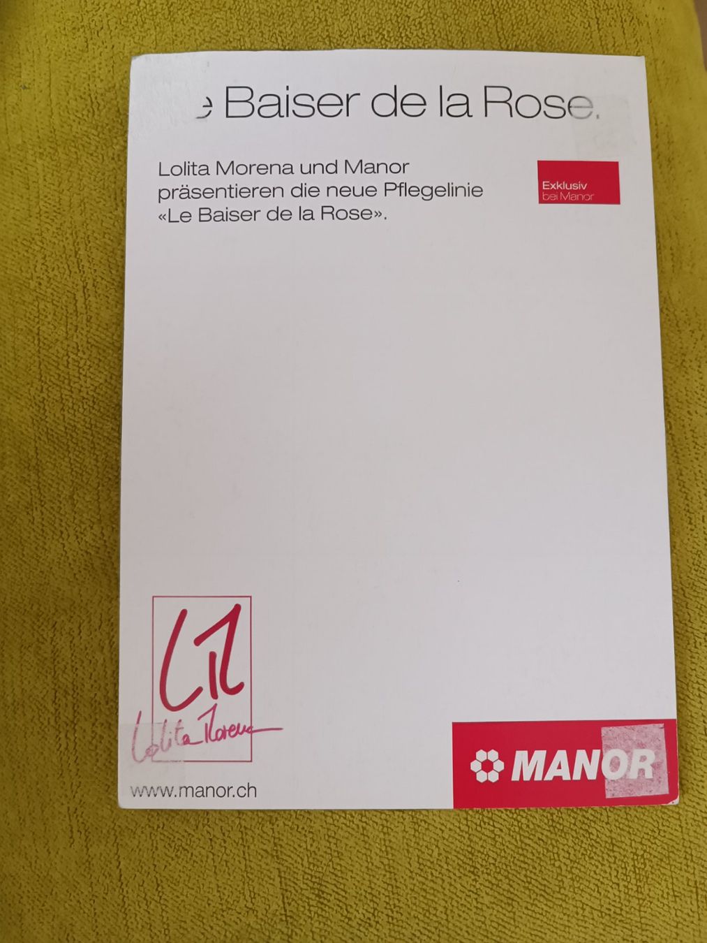 Autogramme: Lolita - handsigniert – Gebraucht aus Menziken von Artographs 1