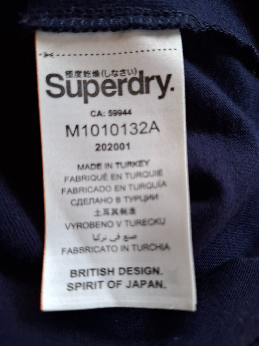 Superdry T-Shirts: Long Shirt Superdry Osaka dunkelblau L – Gebraucht aus Ennetbaden von Rosen1 4