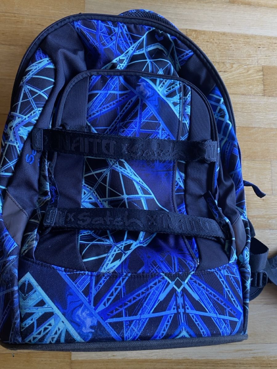 Satch Borse & Zaini: Satch Schulrucksack blau, Top  – Usato da Münchenstein venduto da sommerverkauf12