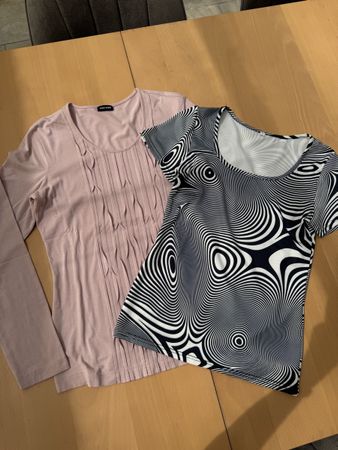 zwei Shirts Gr. S Lang und Kurzarm