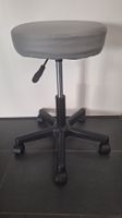 3 Rollhocker/Drehhocker höhenverstellbar, Grau, Neu