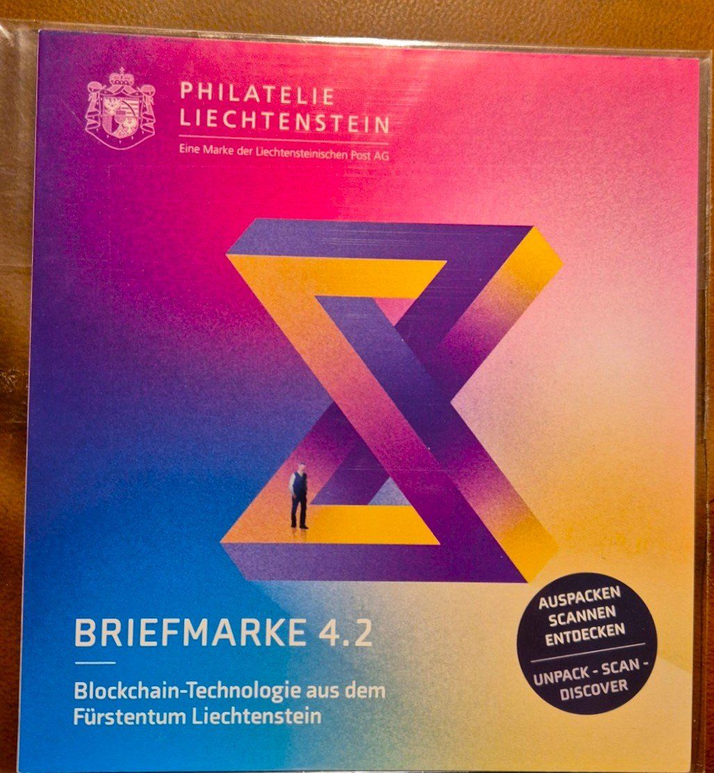 Alle Briefmarken: Lichtenstein, Crypto Stamp Blockchain 4.2, "DER RITTER" ** – Neu (gemäss Beschreibung) aus St. Moritz von Guenteratch