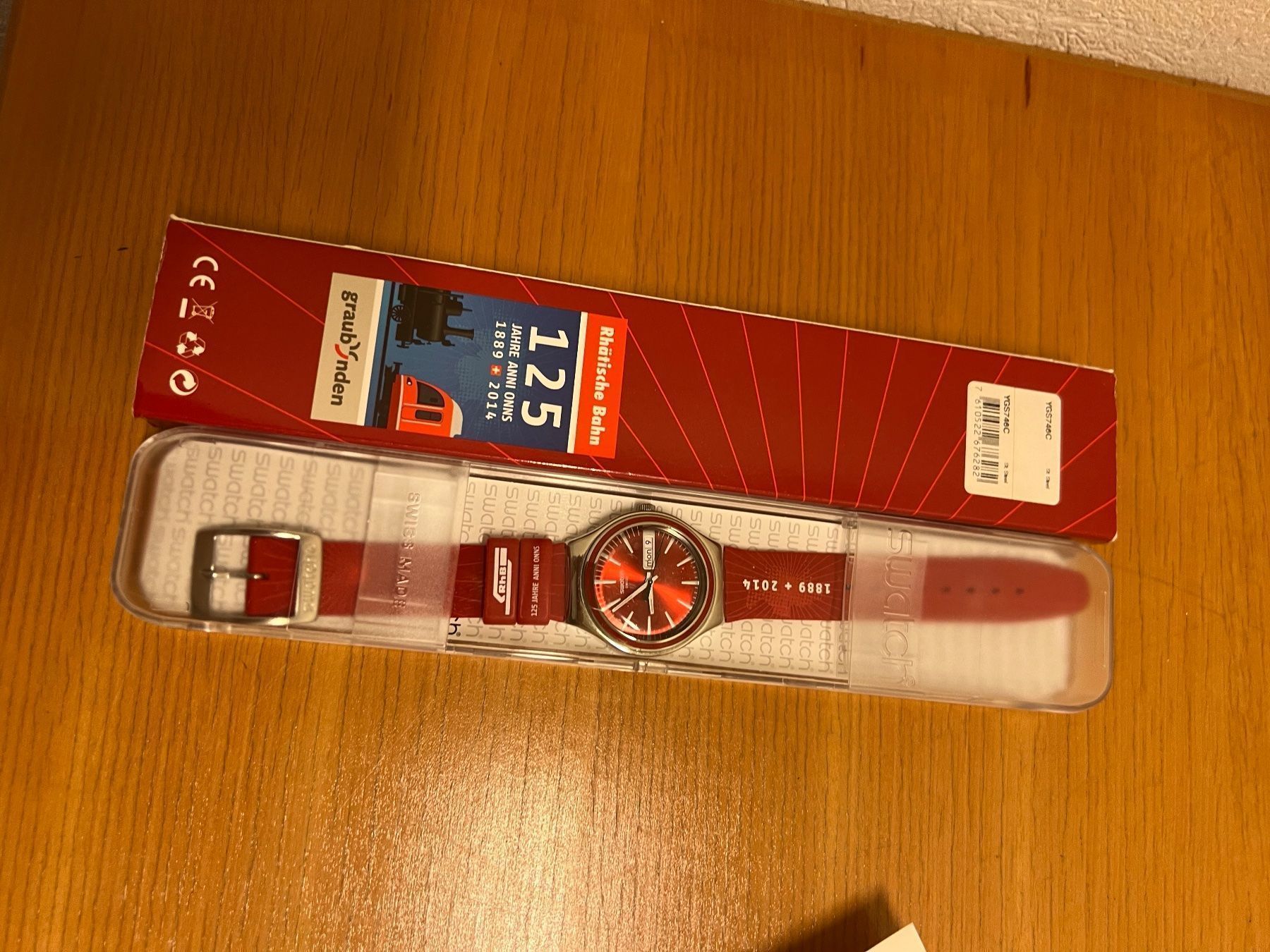Swatch Uhren: Montre Swatch 125 ans RHB – Gebraucht aus Villeneuve VD von patino_814