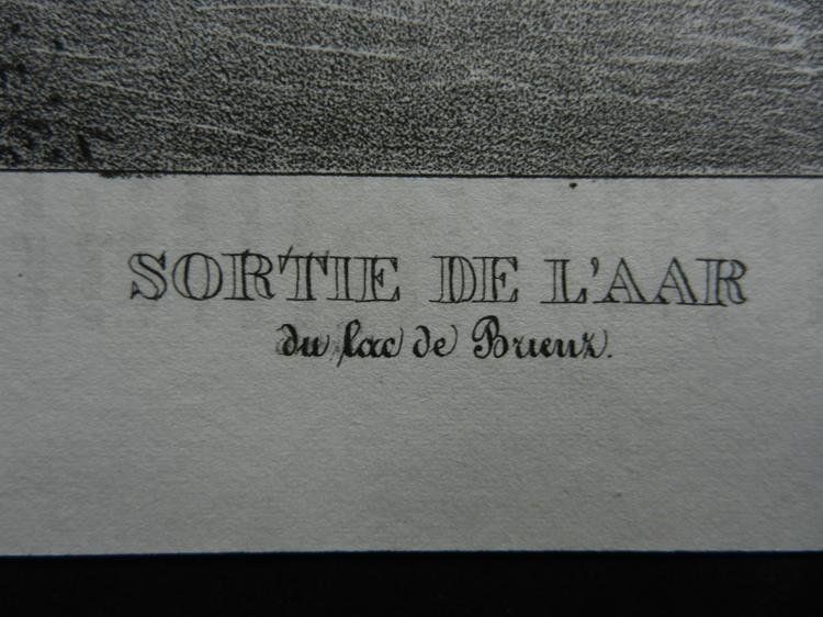 Incisioni: Sortie de l'Aar Brienzersee – Usato da Risch venduto da Rischli15 2