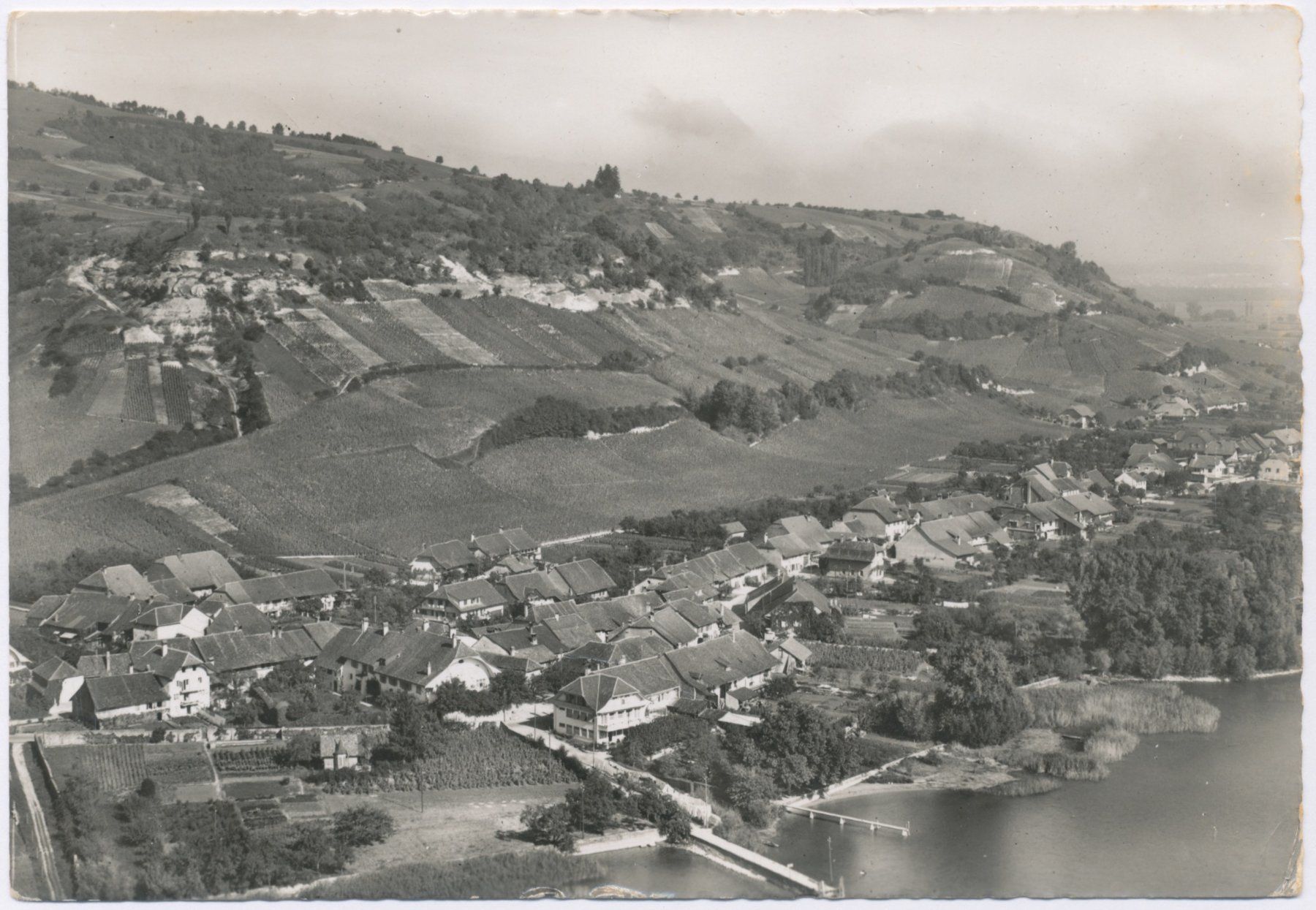 Cartoline postali: Praz 1955 Luftbild – Usato da Lützelflüh-Goldb venduto da fluidum