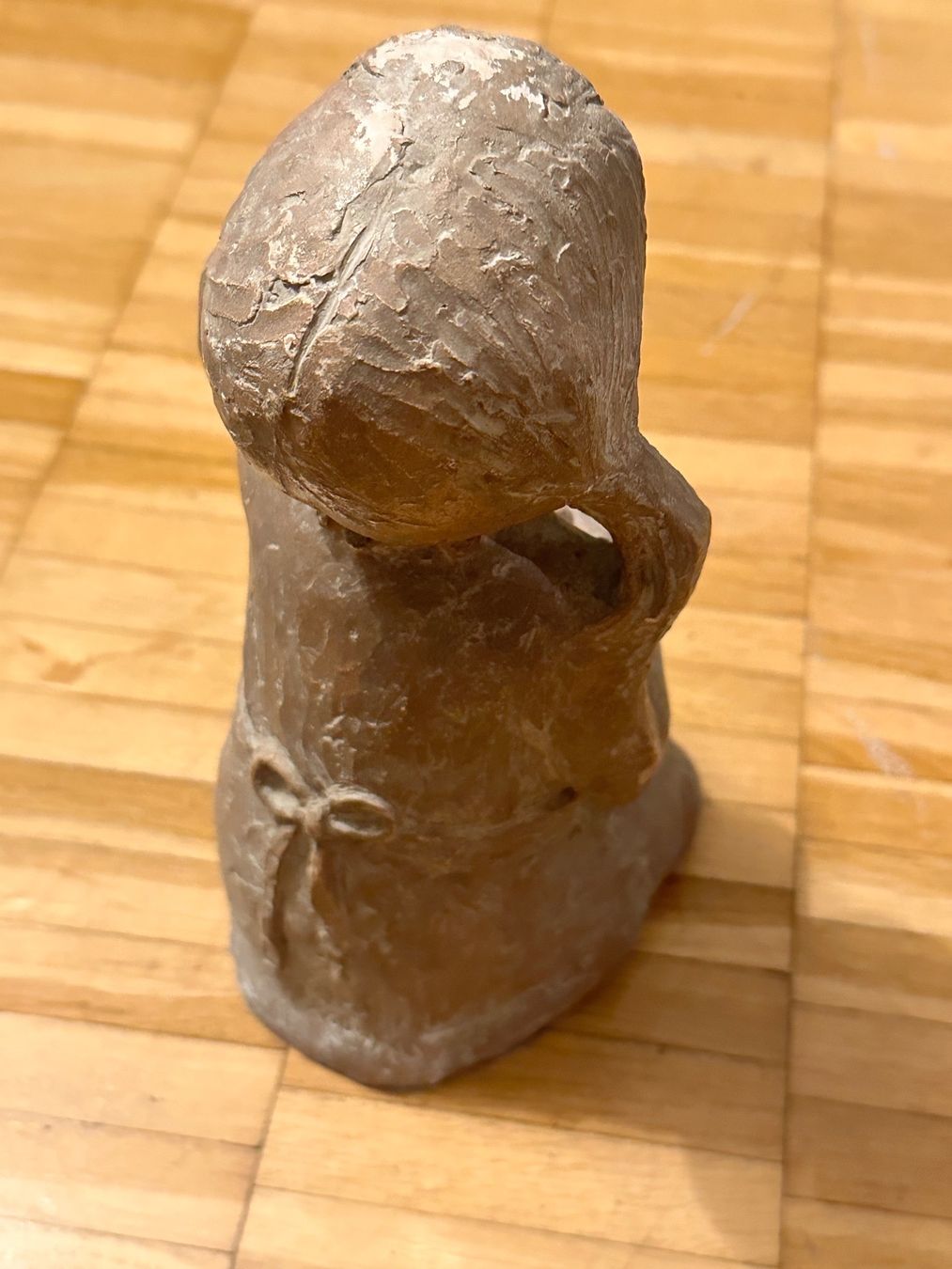 Statuette: Mädchenfigur mit Katze auf dem Schoss – Usato da Zürich venduto da marusapulmi 7