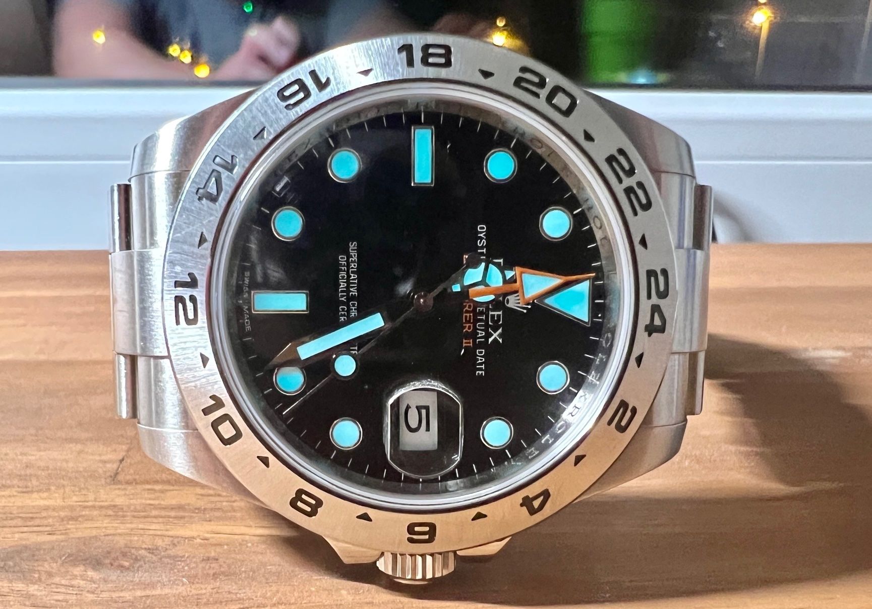Rolex Orologi: Rolex Explorer II Ref. 216570 Fullset CH – Usato da Felben-Wellhausen venduto da TTip 1