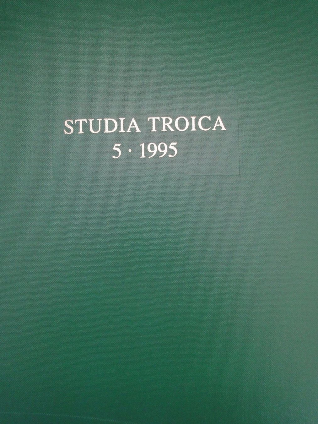 Libri: STUDIA TROICA - BAND 5 - 1995 – Nuovo (secondo la descrizione) da Biel/Bienne venduto da 07helios032