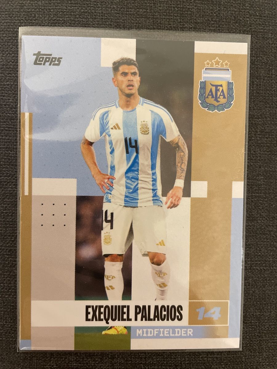 Topps Sammelbilder & Trading cards: Topps Exequiel Palacios AFA Argentinien – Neu (gemäss Beschreibung) aus Burgdorf von Sports_Cards_3400