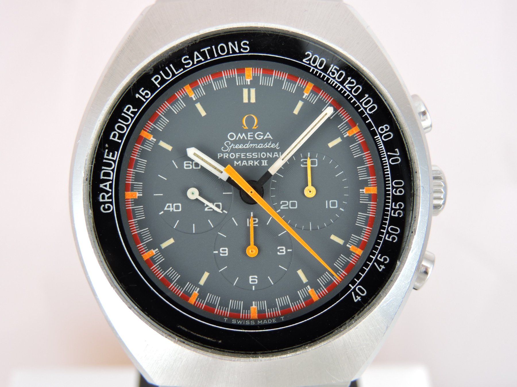 Omega Orologi: 1971 Omega Speedmaster Mark II Pulsations, Racing - Serviced – Usato da Bern venduto da Vintage-Oyster 3