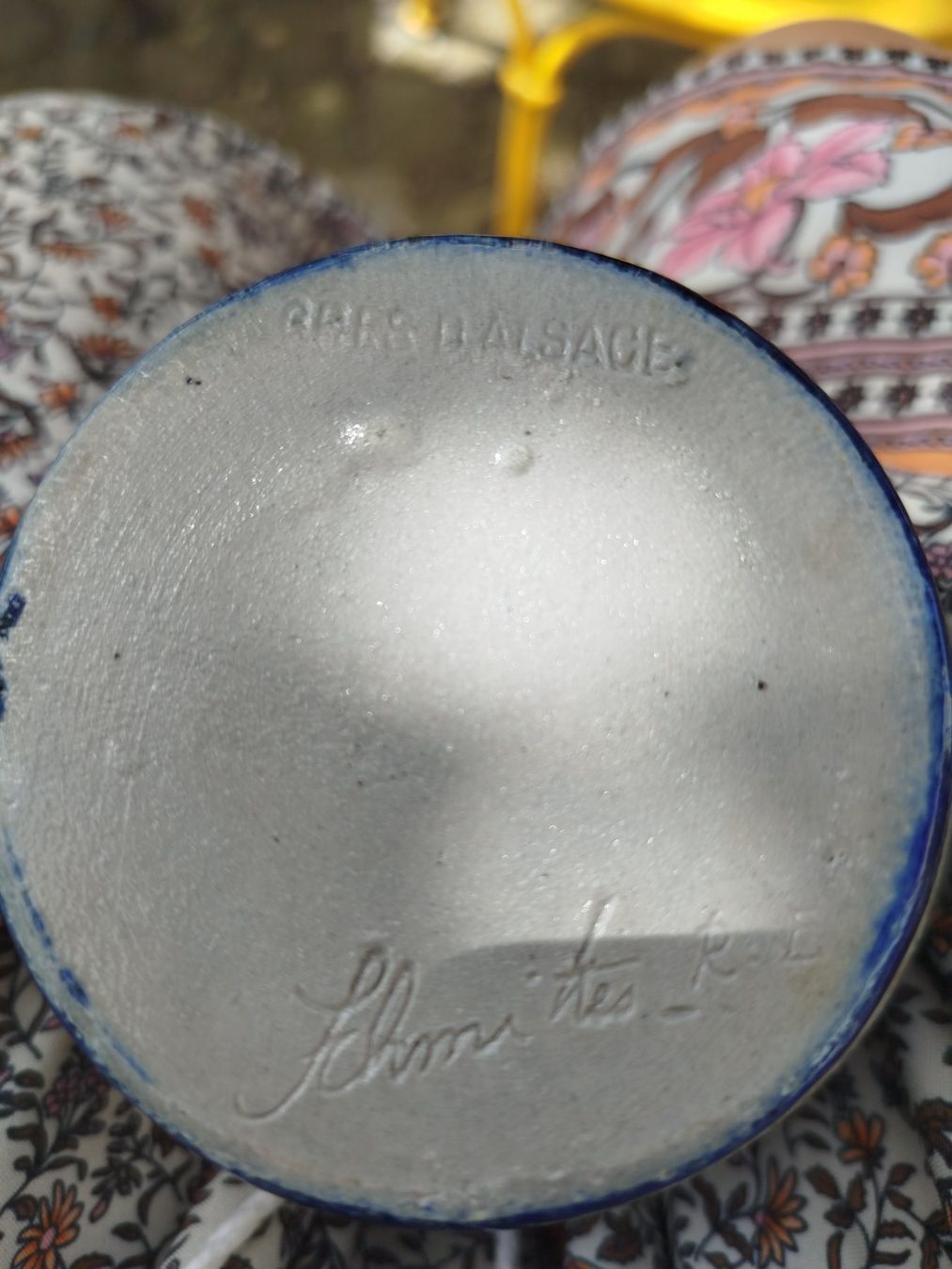 Karaffen: Petite cruche en Grès d'Alsace H 15 cm – Gebraucht aus Porrentruy von Olifante 5