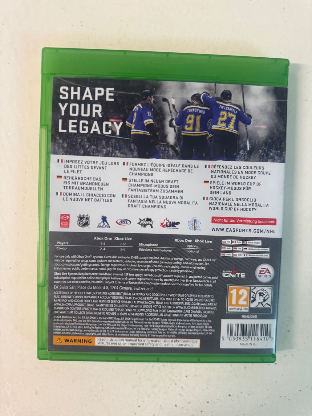 Microsoft Giochi: NHL 17. (XBOX ONE) – Usato da Basel venduto da san_2qlq 1