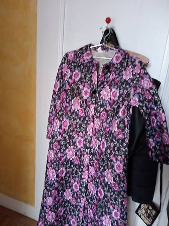 Vintage une robe de chambre 1970th
