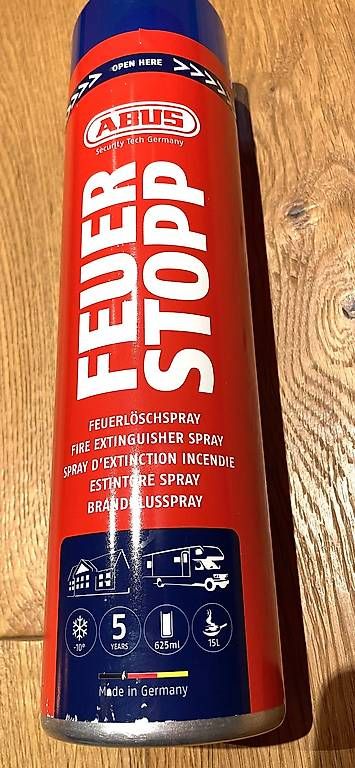 Feuerlöscher: ABUS FEUERSTOPP-SPRAY AFS 625 – Gebraucht aus Winden von karin-ella