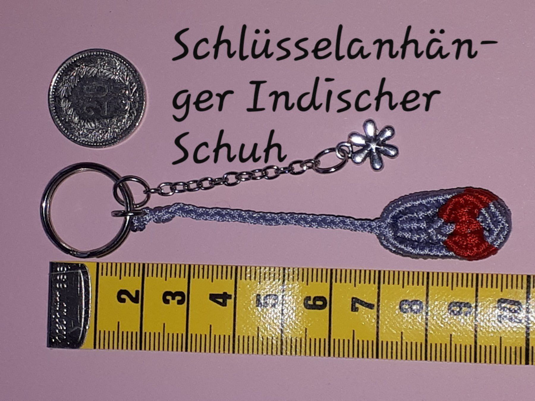 Portachiavi: Makramee  Schlüsselanhänger "Indischer-Schuh" – Nuovo (secondo la descrizione) da Plagne venduto da Reticulum01 1