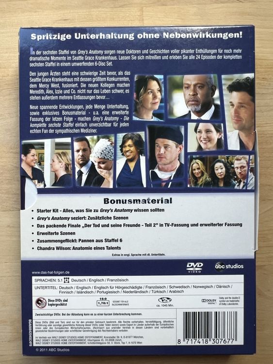 DVD - TV-Serie - Grey’s Anatomy - Staffel 5-7 4