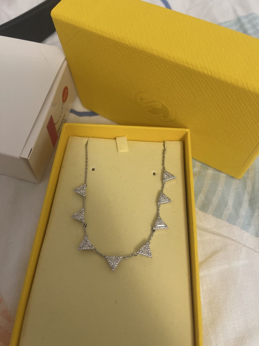 Swarovski Catenine: Swarovski Halskette – Nuovo e nell'imballaggio originale da Rotkreuz venduto da lar_wfh2