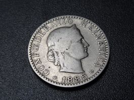 Schöner 20 Rp. 1885 ab Fr. 2.--