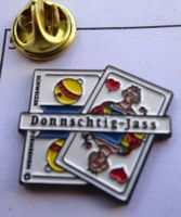 Pin Donnschtig Jass Herz Schälle