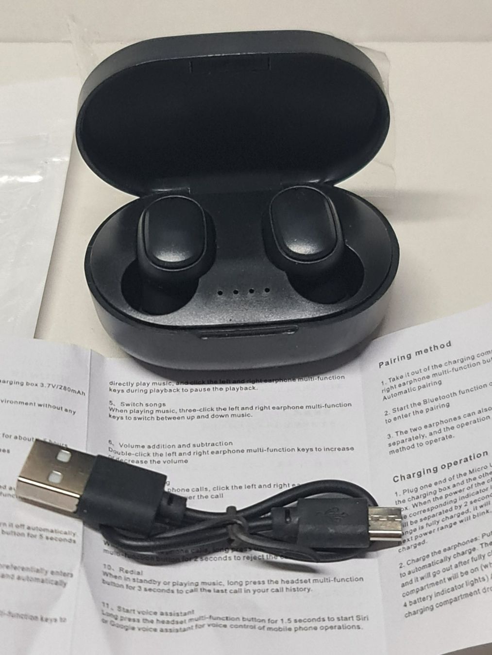 Cuffie: Bluetooth Mini In Ear Kopfhörer Kabellos Mikrofon – Nuovo e nell'imballaggio originale da Uerkheim venduto da Kaufoption 5