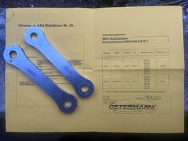 MIZU Tieferlegung für Suzuki SV 650 25mm
