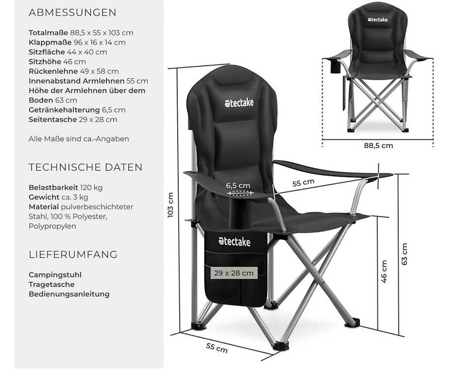 Veicoli da campeggio: Campingstuhl – Nuovo e nell'imballaggio originale da Herisau venduto da eK61 3
