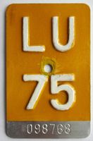 Mofa Töffli Luzern 1975 LU 75
