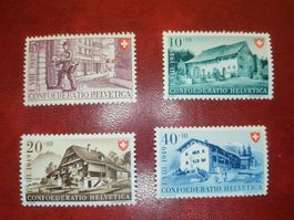 CH Pro Patria B42, B43, B44 und B45 Postfrisch