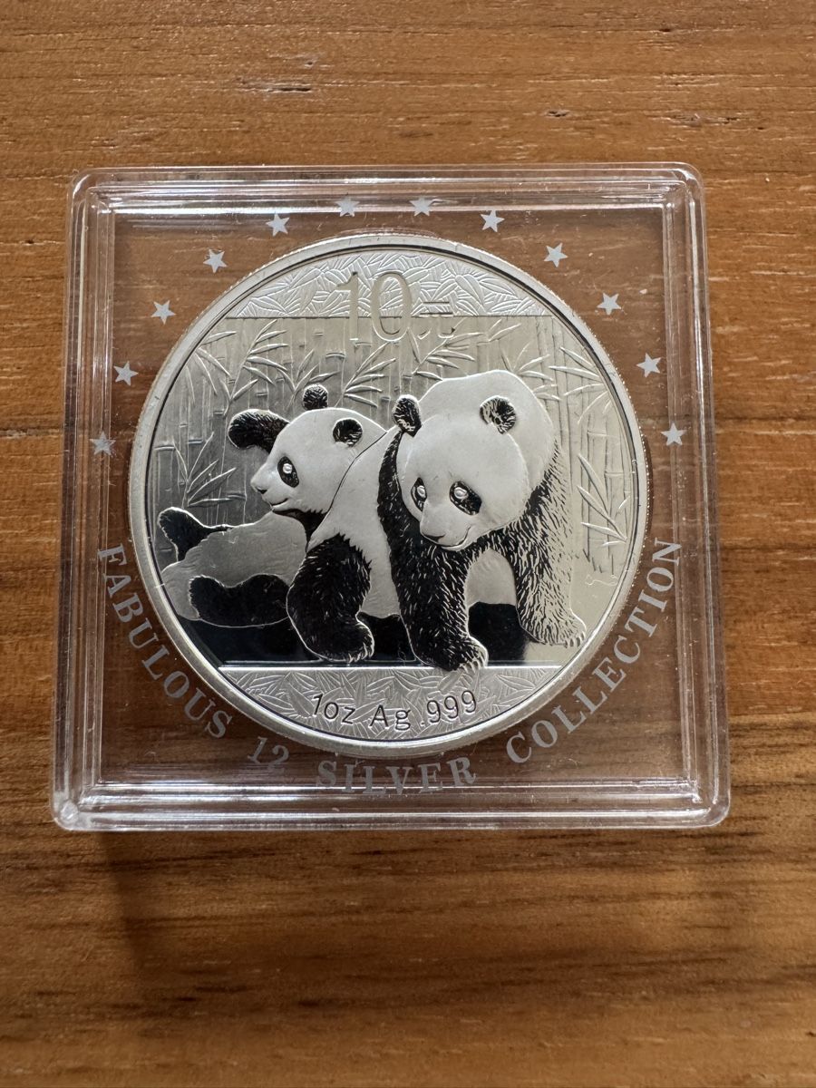 Tutti le monete: Silbermünze Panda 2010 – Nuovo e nell'imballaggio originale da Binningen venduto da JCMartin1