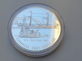 🇨🇦  Canada 1 Dollar 1991 **Proof** - Silver 23.3g .500
