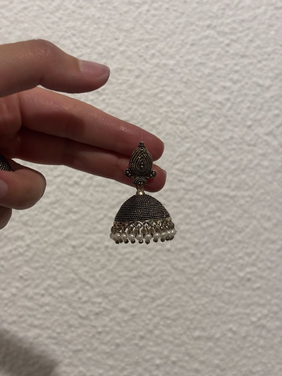 Orecchini pendenti & Orecchini a lobo: Jhumka Ohrringe mit Perlen – Usato da Zürich venduto da nnsn 3
