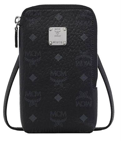 MCM Aren Visetos Lanyard FFF Bk Black, Unisex,UVP 410 CHF