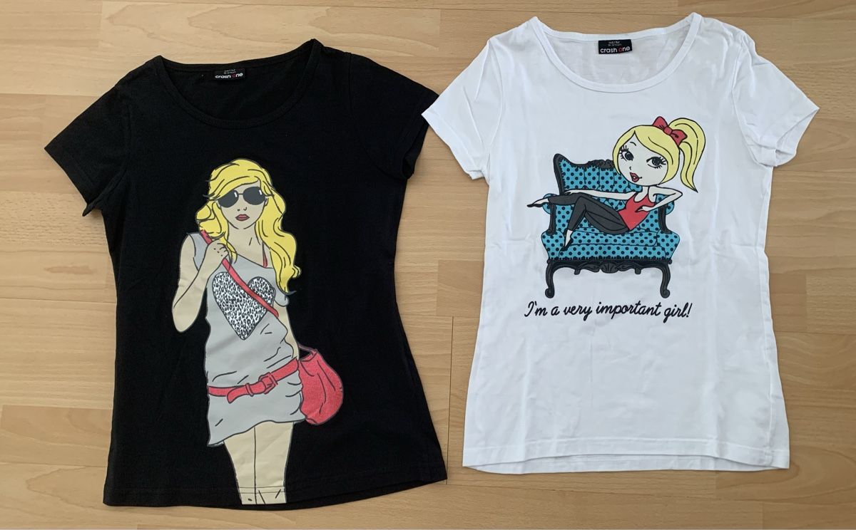 Camicette, T-shirt & Top: 2 T-Shirts Gr. 146-152 – Nuovo (secondo la descrizione) da Hünenberg See venduto da spartakus02