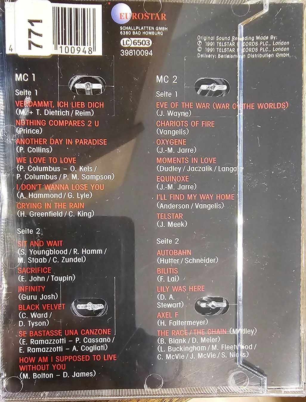 Kompaktkassetten: MC - Various - Synthesizer Power – Gebraucht aus Wahlen b. Laufen von Cg10 1