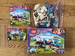 LEGO Friends Set 41125 Tierarzt-Wohnwagen gebraucht,komplett