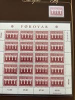 Europa CEPT  1984 4 x Bogen FäröerInseln ⦿ und ** (610)