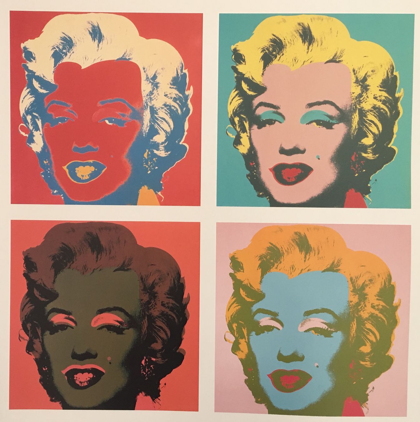 Grafica & Litografie: Andy Warhol   "Ten Marilyns II"  KUNSTDRUCK – Usato da Nennigkofen venduto da waltraub 3
